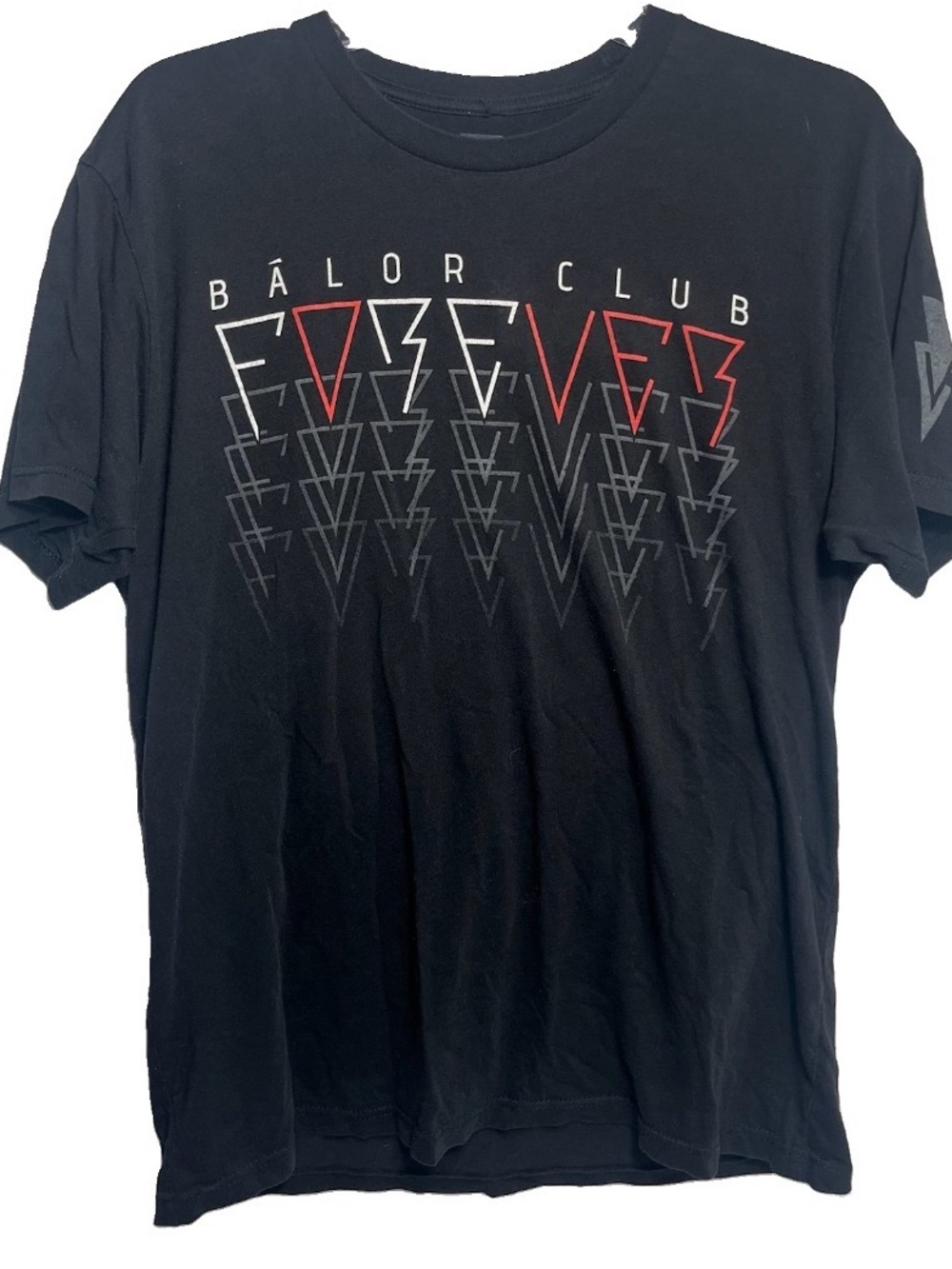 WWE Raw Finn Bālor Bālor Club Forever Size Large Black Graphic T-Shirt